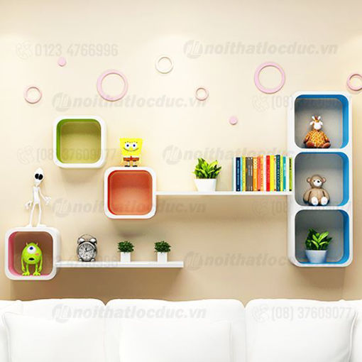 Hình ảnh của Kệ vách treo tường KVTT-01A MDF