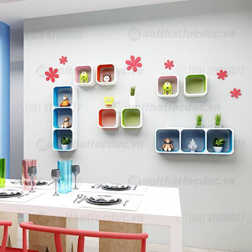 Hình ảnh của Kệ vách treo tường KVTT-01H MDF